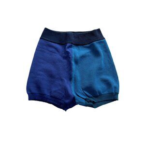 NAGNATA Yoni Shorts in Two-Tone Blue
